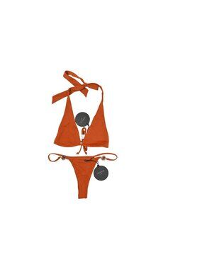 Sommer Swim Baia Top & Roma Bottoms Bikini Set in Umber
